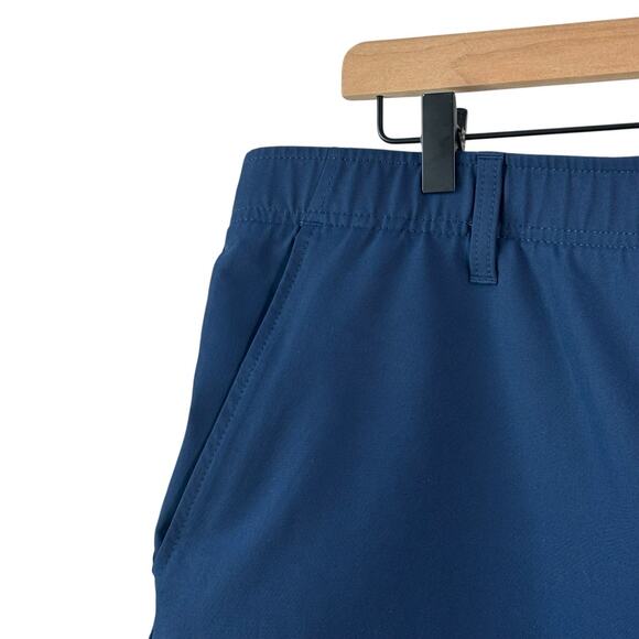 Under Armour UA Mens Shorts 40 Blue Performance Golf Grip Waist Tech Drive - Picture 6 of 10